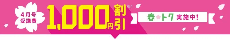 2024年こどもちゃれんじすてっぷ　1,000円割引キャンペーン